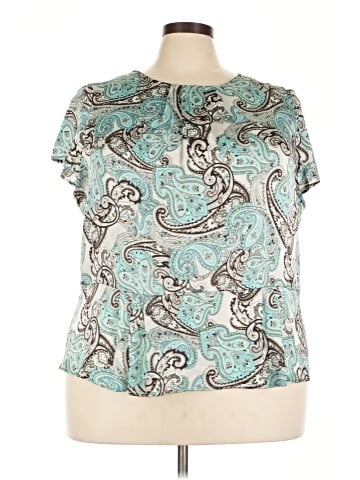 Liz Claiborne Short Sleeve Blouse (view 1)