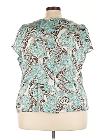 Liz Claiborne Short Sleeve Blouse (view 2)