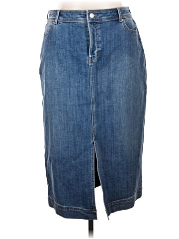 Talbots Denim Skirt (view 1)