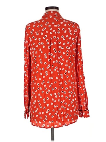 Ganni Long Sleeve Button-Down Shirt (view 2)