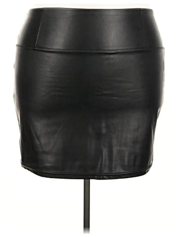 Tinseltown Faux Leather Skirt (view 1)