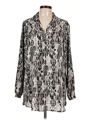 Anne Klein Long Sleeve Blouse (view 1)