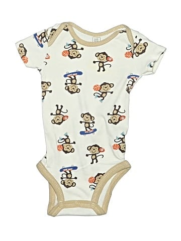 Just One Year by Carter's Short Sleeve Onesie (view 1)