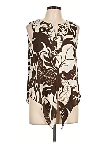 Rose + Olive Sleeveless Blouse (view 1)