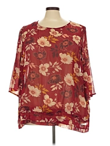 Avenue Studio 3/4 Sleeve Blouse (view 1)