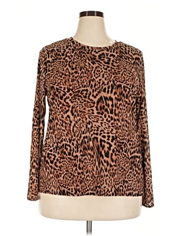 INC International Concepts Long Sleeve Blouse (view 1)