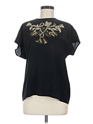 Escada by Margaretha Ley Short Sleeve Silk Top (view 1)