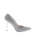 Stuart Weitzman Silver Heels Size 9 1/2 - photo 1