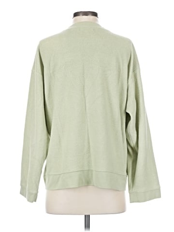 Madewell (Re)sourced Brushed Side-Button Relaxed Sweatshirt (view 2)