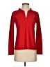 Ann Taylor Red Long Sleeve Polo Size S (petite) - photo 1