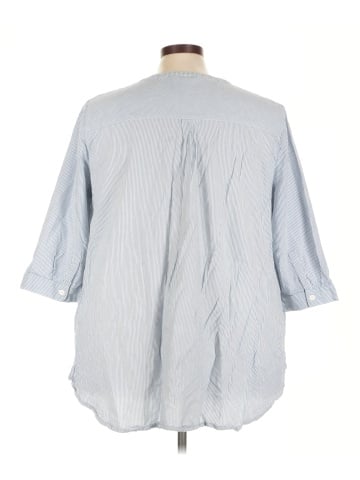 Catherines 3/4 Sleeve Button-Down Shirt (view 2)