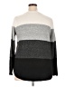 Pink Clover 100% Polyester Color Block Gray Pullover Sweater Size XXL - photo 2