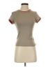 Zara Tan Short Sleeve Turtleneck Size S - photo 1