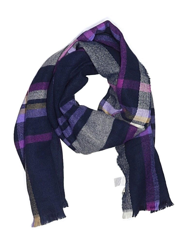 Pre-owned Ann Taylor Loft Scarf In Purple