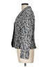 B. Moss 100% Polyester Animal Print Silver Blazer Size 10 - photo 5