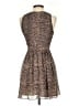 BCBGeneration 100% Polyester Animal Print Brown Cocktail Dress Size 0 - photo 2