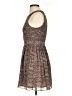 BCBGeneration 100% Polyester Animal Print Brown Cocktail Dress Size 0 - photo 5