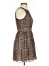 BCBGeneration 100% Polyester Animal Print Brown Cocktail Dress Size 0 - photo 4