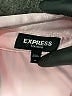 Express 100% Polyester Metallic Pink 3/4 Sleeve Blouse Size XL - photo 4