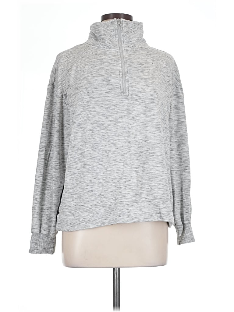 Pre-owned Zella Pullover Sweater In Gray