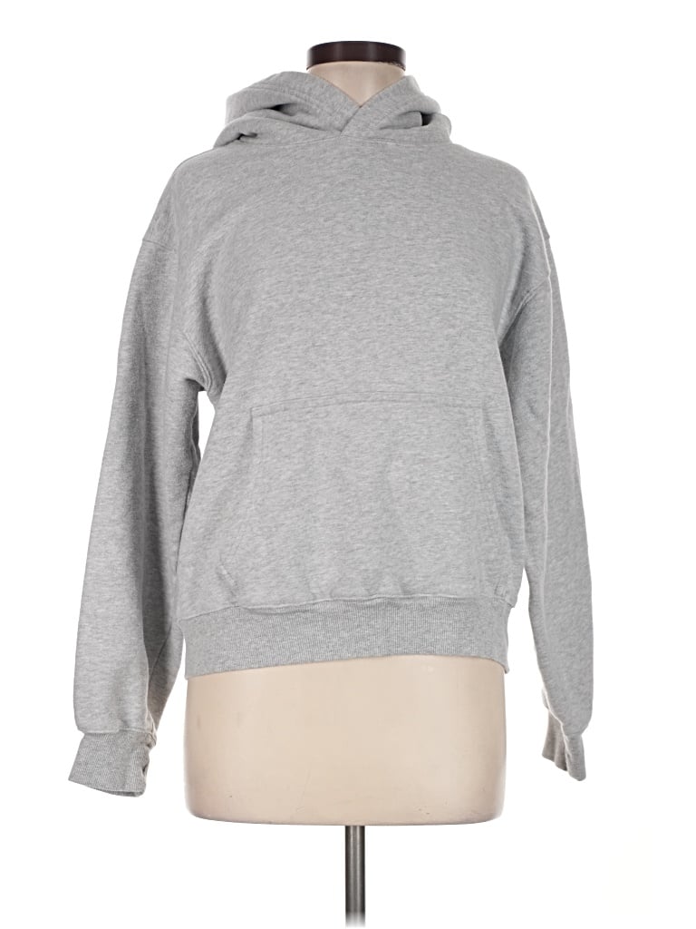 Pre-owned Tna Pullover Hoodie In Gray