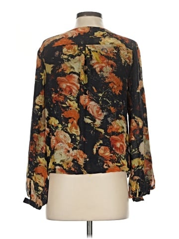 Haute Hippie 3/4 Sleeve Silk Top (view 2)