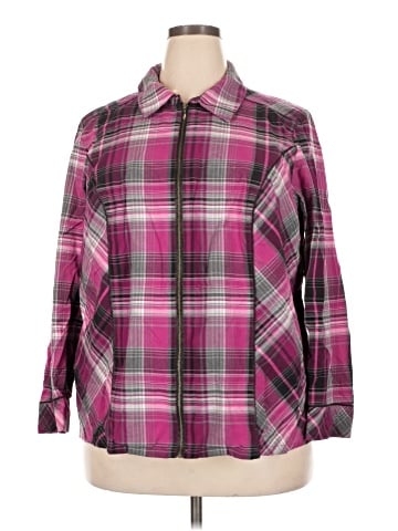 Cj Banks Long Sleeve Button-Down Shirt (view 1)