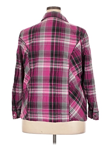 Cj Banks Long Sleeve Button-Down Shirt (view 2)