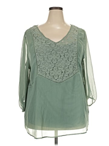 AGB 3/4 Sleeve Blouse (view 1)