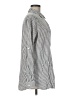 Max Studio Stripes Silver Long Sleeve Blouse Size M - photo 4