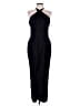 BCBGeneration Solid Black Jumpsuit Size L - photo 1