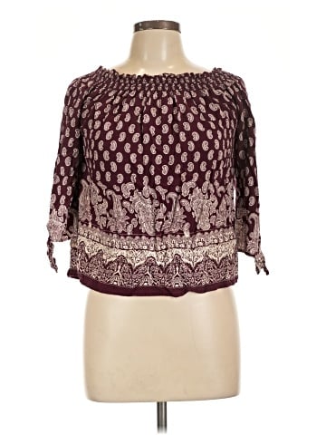 Whisper 3/4 Sleeve Blouse (view 1)