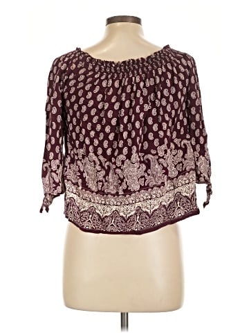 Whisper 3/4 Sleeve Blouse (view 2)