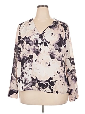 Worthington Long Sleeve Blouse (view 1)