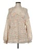 Pol 100% Polyester Tweed Ivory Pullover Sweater Size M - photo 1