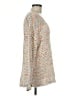 Pol 100% Polyester Tweed Ivory Pullover Sweater Size M - photo 4