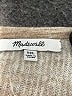 Madewell Metallic Tan Pullover Sweater Size XXL - photo 7