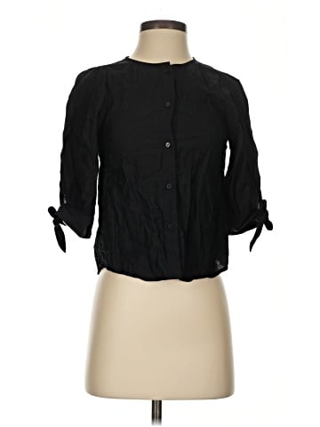 H&M 3/4 Sleeve Button-Down Shirt (view 1)