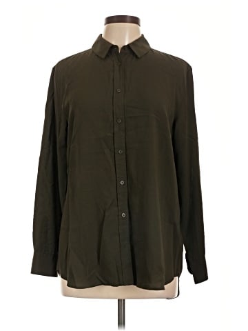 Uniqlo Long Sleeve Button-Down Shirt (view 1)
