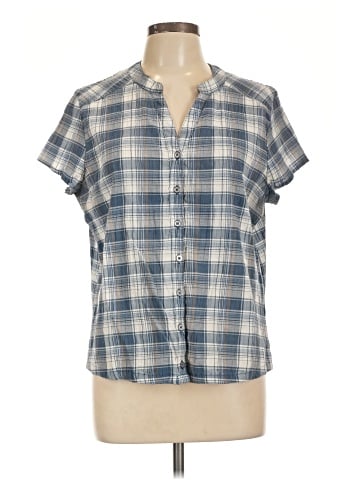 Christopher & Banks Short Sleeve Blouse (view 1)