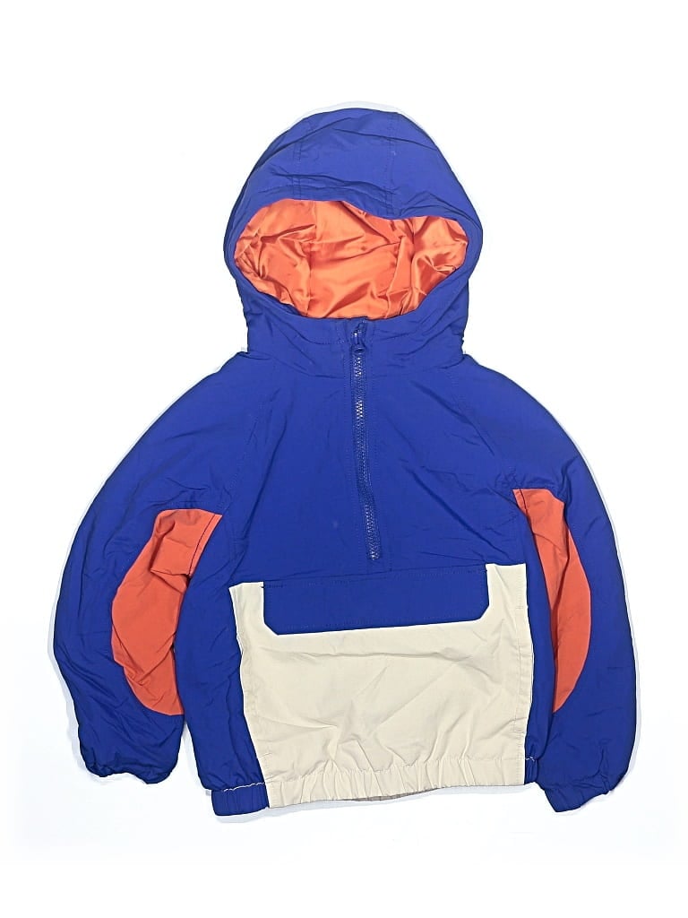 Pre-owned Old Navy Kids' Windbreaker Jacket In Blue