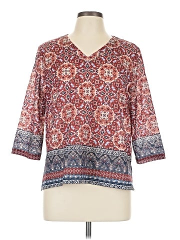 Alfred Dunner 3/4 Sleeve Blouse (view 1)