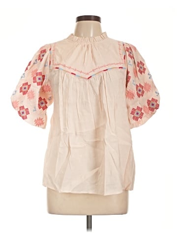 Umgee Short Sleeve Blouse (view 1)