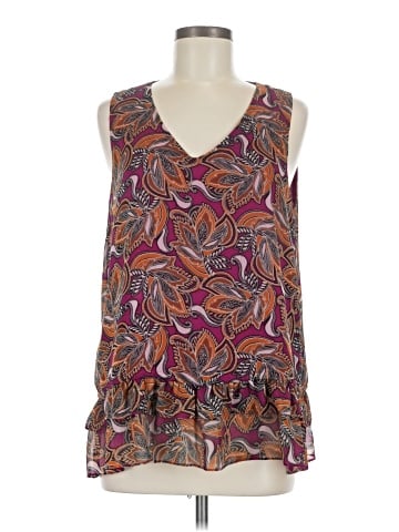 Rose + Olive Sleeveless Blouse (view 1)