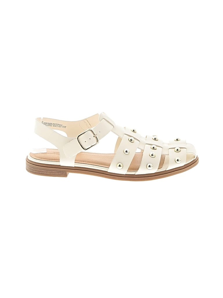 Pre-owned Universal Thread Sandals In Ivory