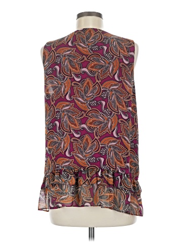 Rose + Olive Sleeveless Blouse (view 2)