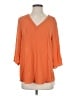 The Limited 100% Polyester Orange 3/4 Sleeve Blouse Size M - photo 1