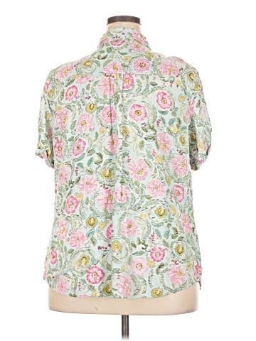 Croft & Barrow Short Sleeve Blouse (view 2)