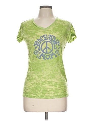 Peace Love World Short Sleeve T-Shirt (view 1)