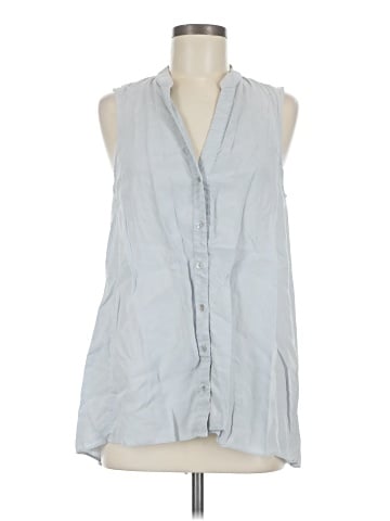 Eileen Fisher Sleeveless Button-Down Shirt (view 1)
